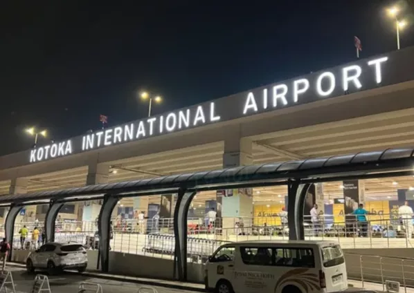 Accra International Airport exterior terminal