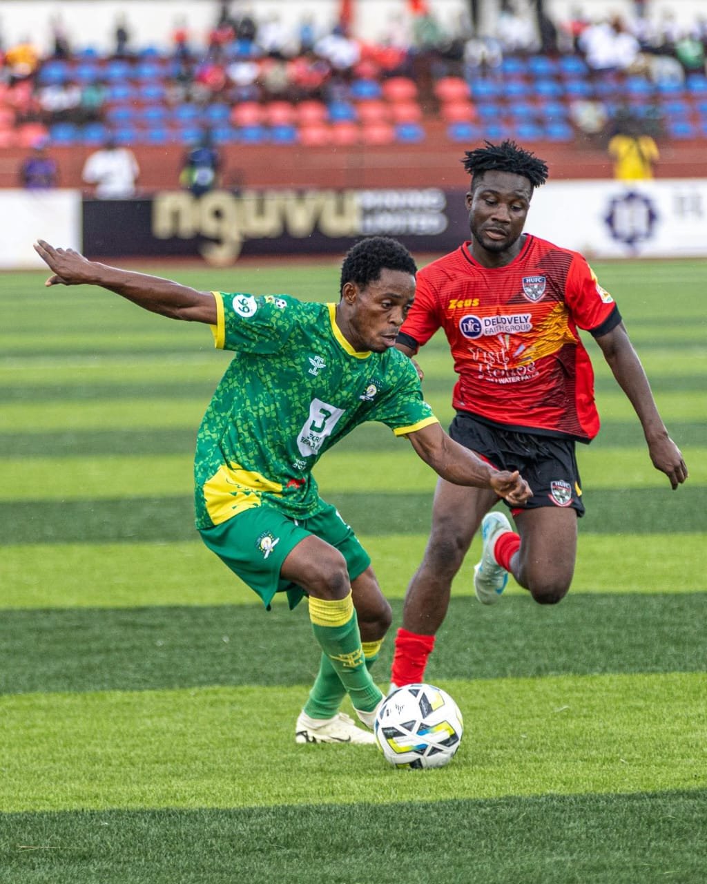 Aduana FC players looking dejected after the draw