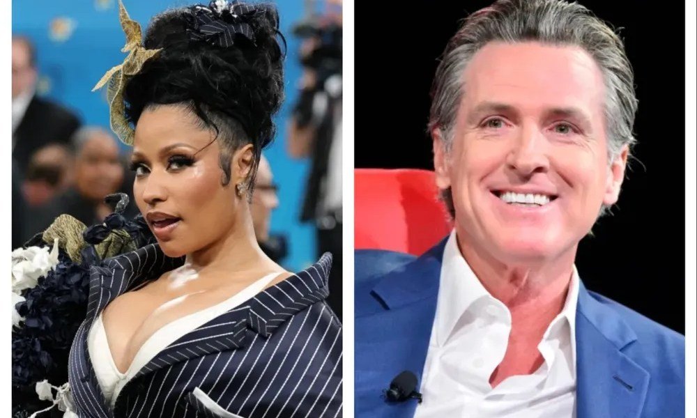 He treats us like children – Nicki Minaj slams California governor