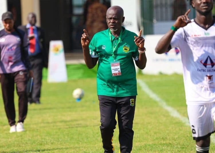 Asante Kotoko team celebrating a victory