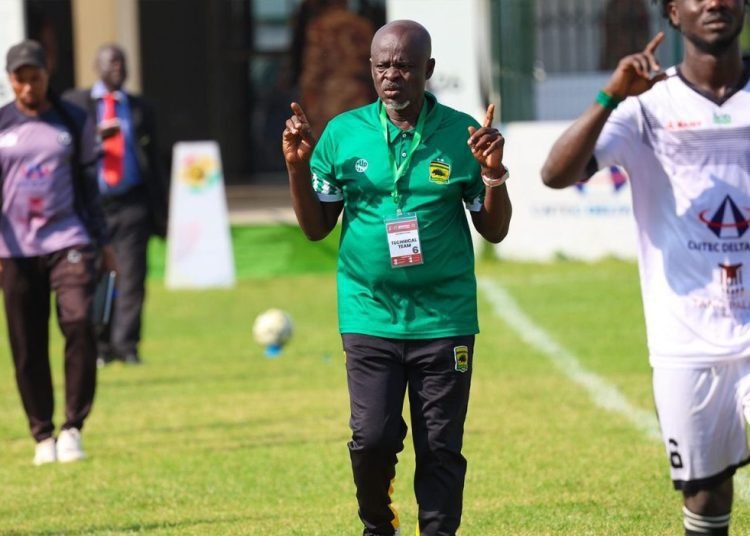 Yaw Prince Owusu celebrating Kotoko victory