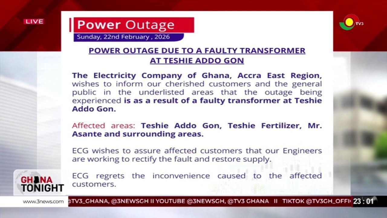 Ghanaian flag waving in the wind