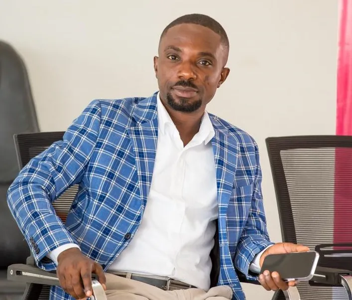 Ghanaian family in their home