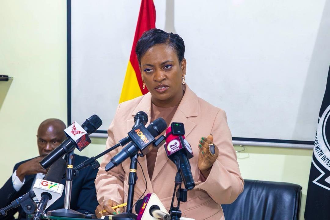 Students in school uniforms during an event