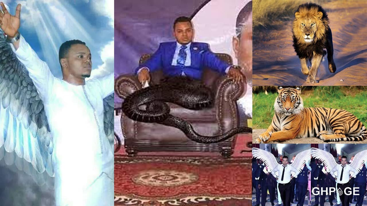 A large building in Ashaley Botwe on fire