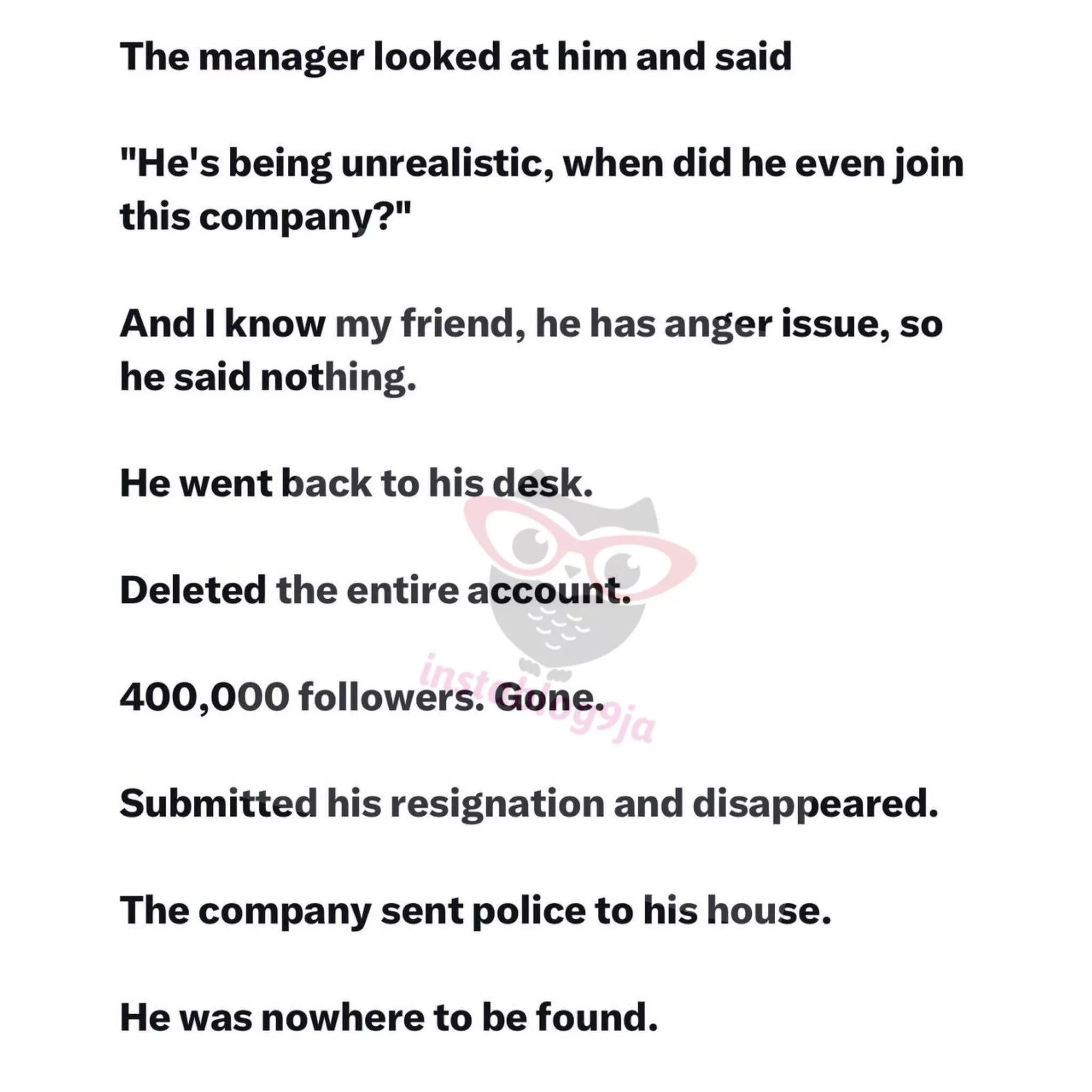 Image for Manager Deletes Company's 400k Follower Page Over Promotion Dispute