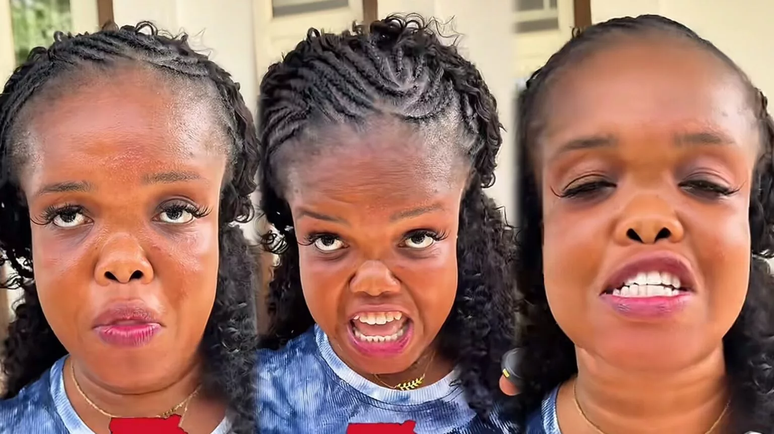 Sheedon sharing her personal story via a TikTok video