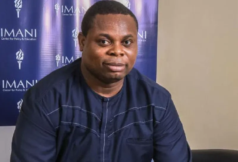 Franklin Cudjoe speaking during an interview about Ghanaian policy