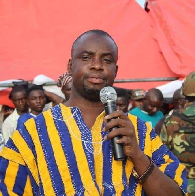 Alhaji Ibrahim Bashiru speaking during a television interview