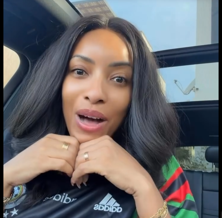 Joselyn Dumas speaking directly to her social media followers about a recent scam