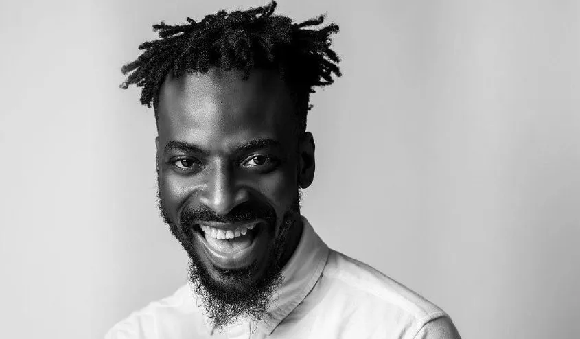 Nigerian singer 9ice speaking during an interview