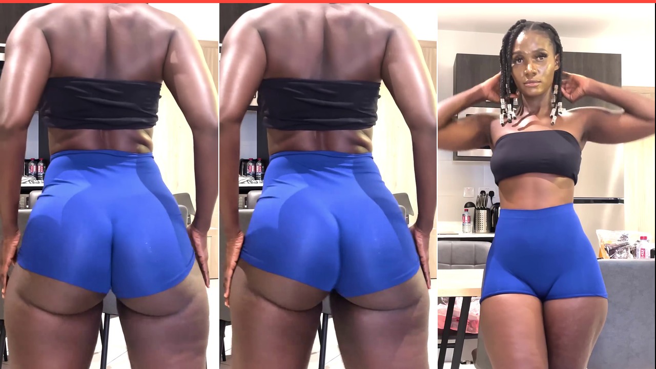 Style Check: How Bright Blue High-Waisted Shorts Fit & Look