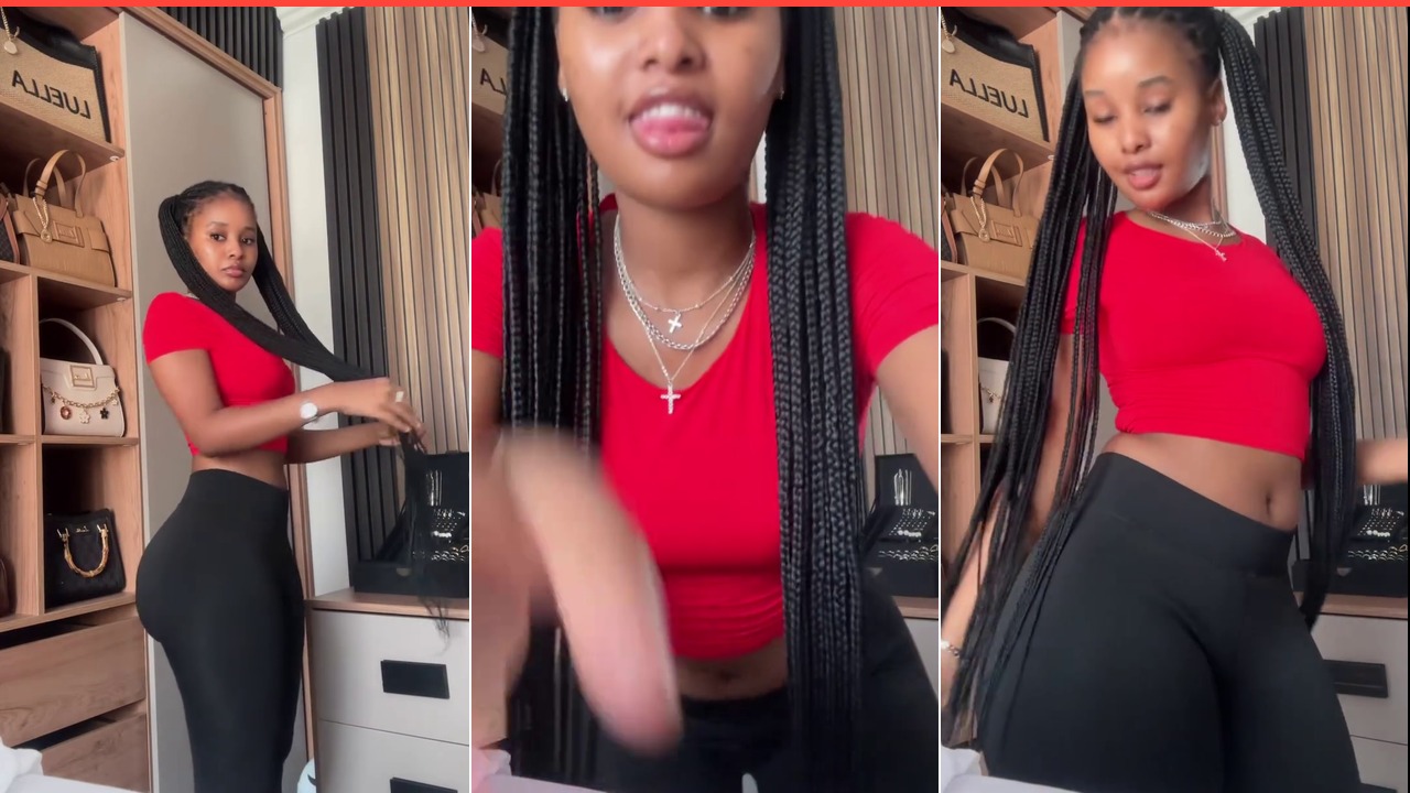 Bold Braids and Red Vibes: A Total Mood!