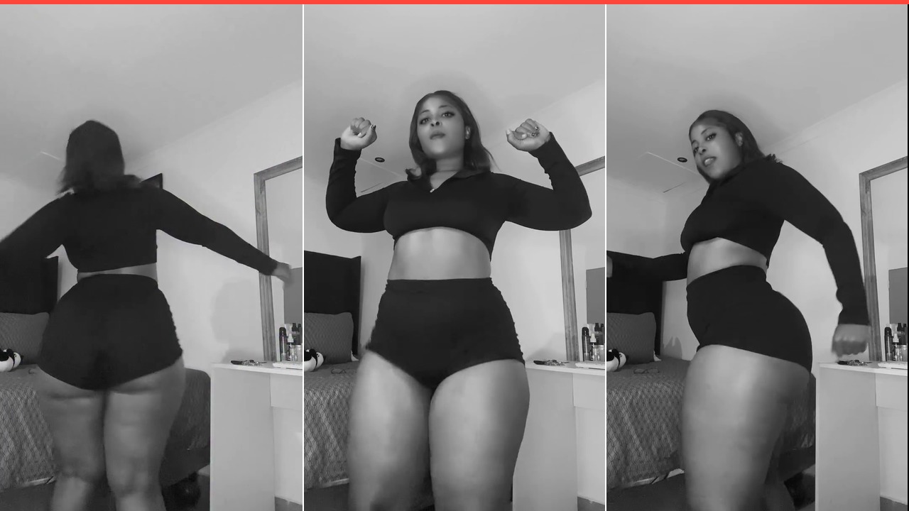 Monochrome Magic: A Stunning Bedroom Dance Routine