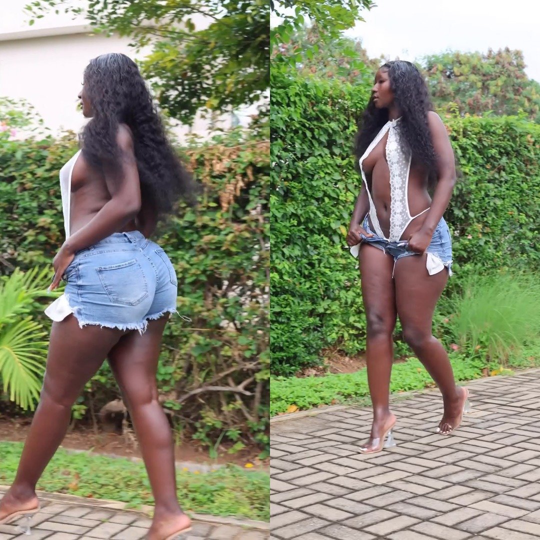 Chic Summer Vibe: Denim Shorts & Sunlit Moves