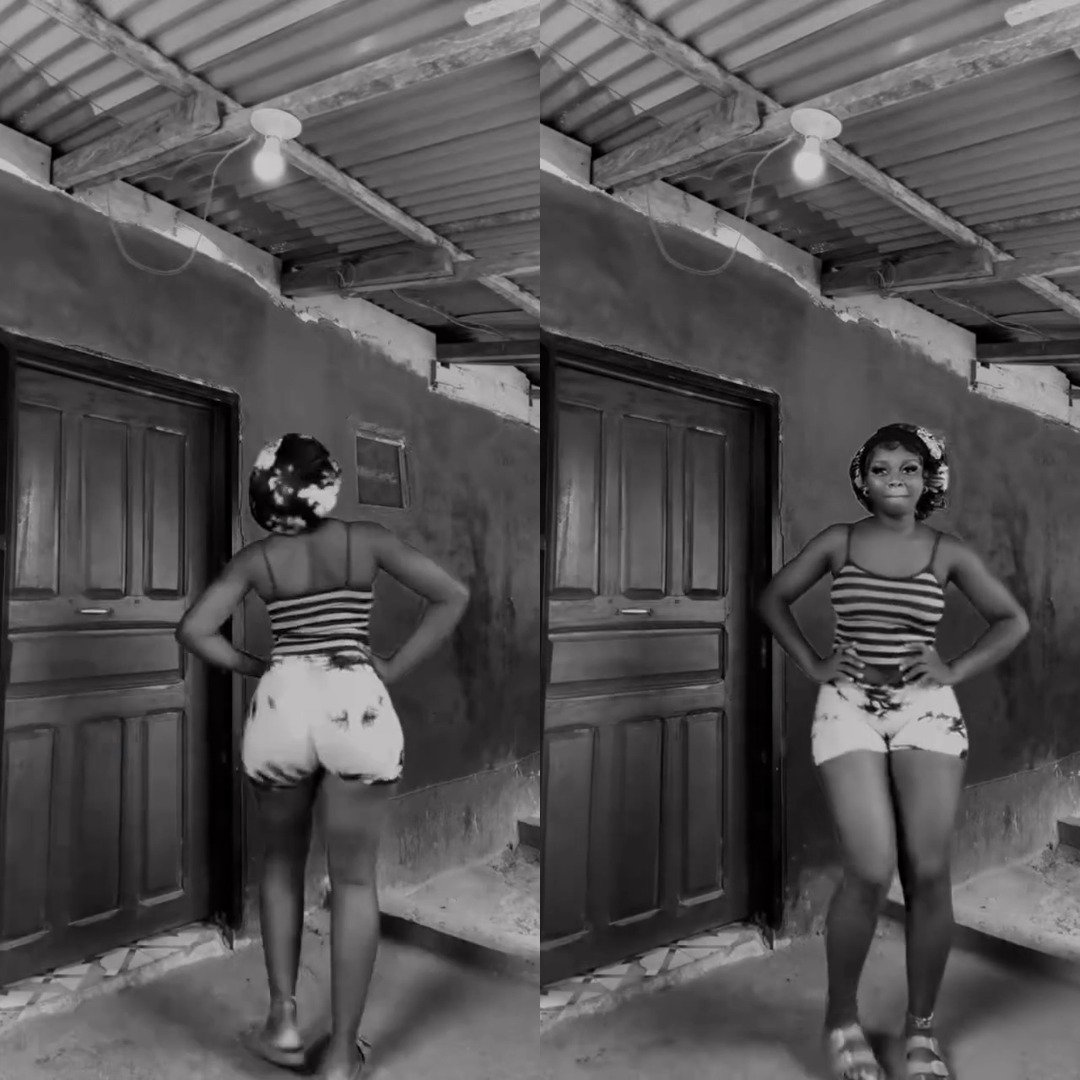 Rustic Porch Magic: A Captivating Black and White Dance Routine