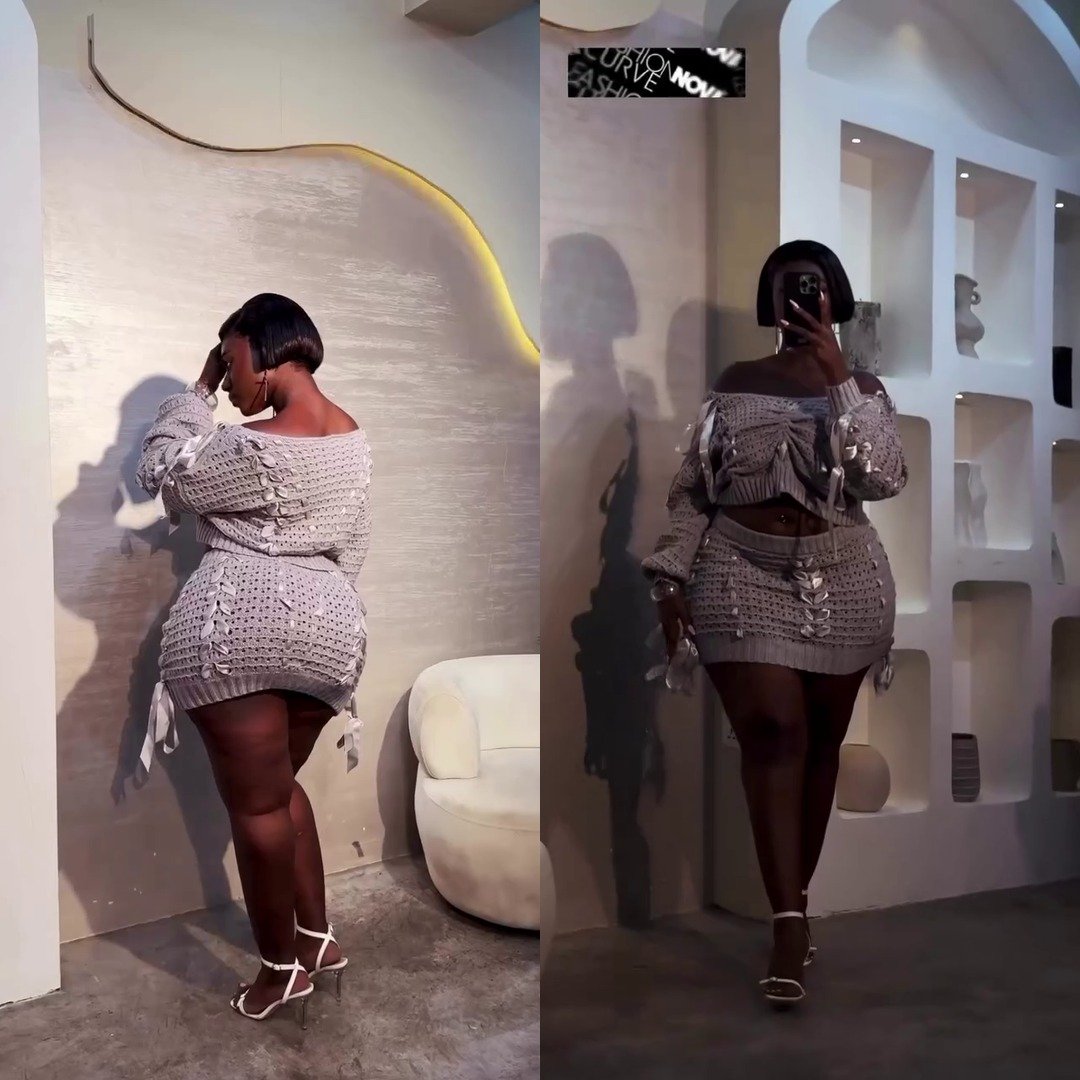 Effortlessly Cute: The Grey Knit Set We're Obsessed With