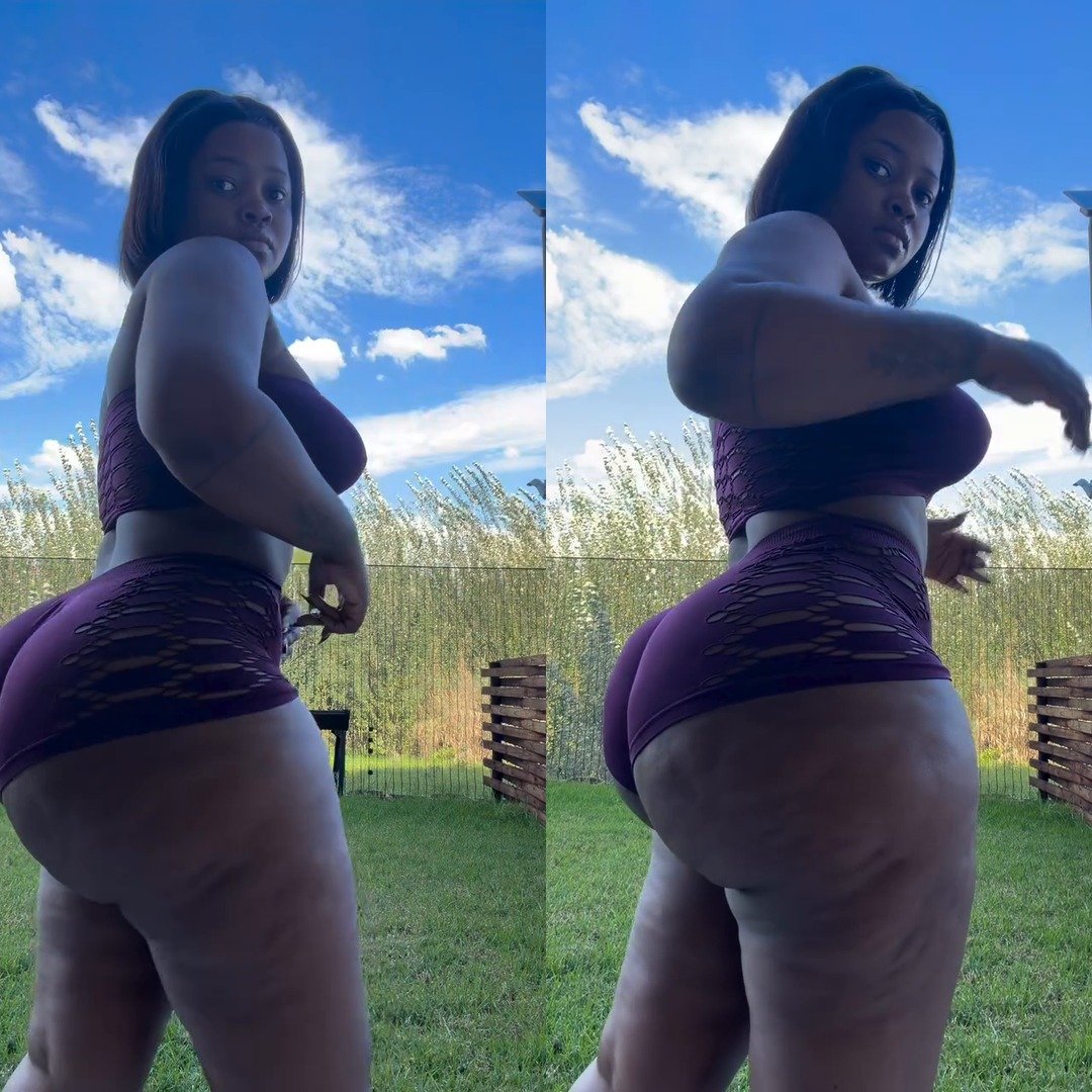 Sun-Kissed Style: Rocking a Purple Cutout Two-Piece