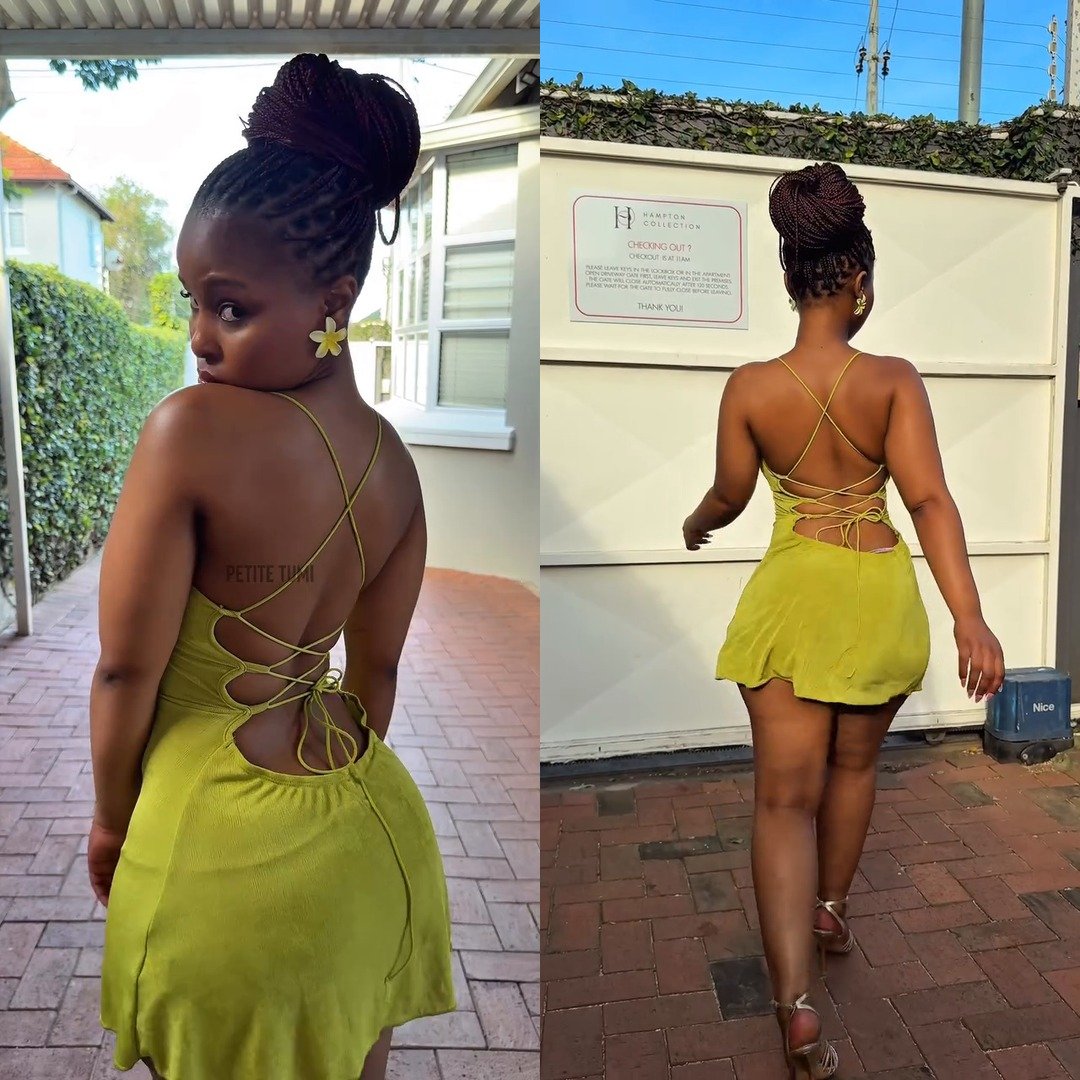 Summer Style Spotlight: Backless Lime Green Crisscross Dress in Motion