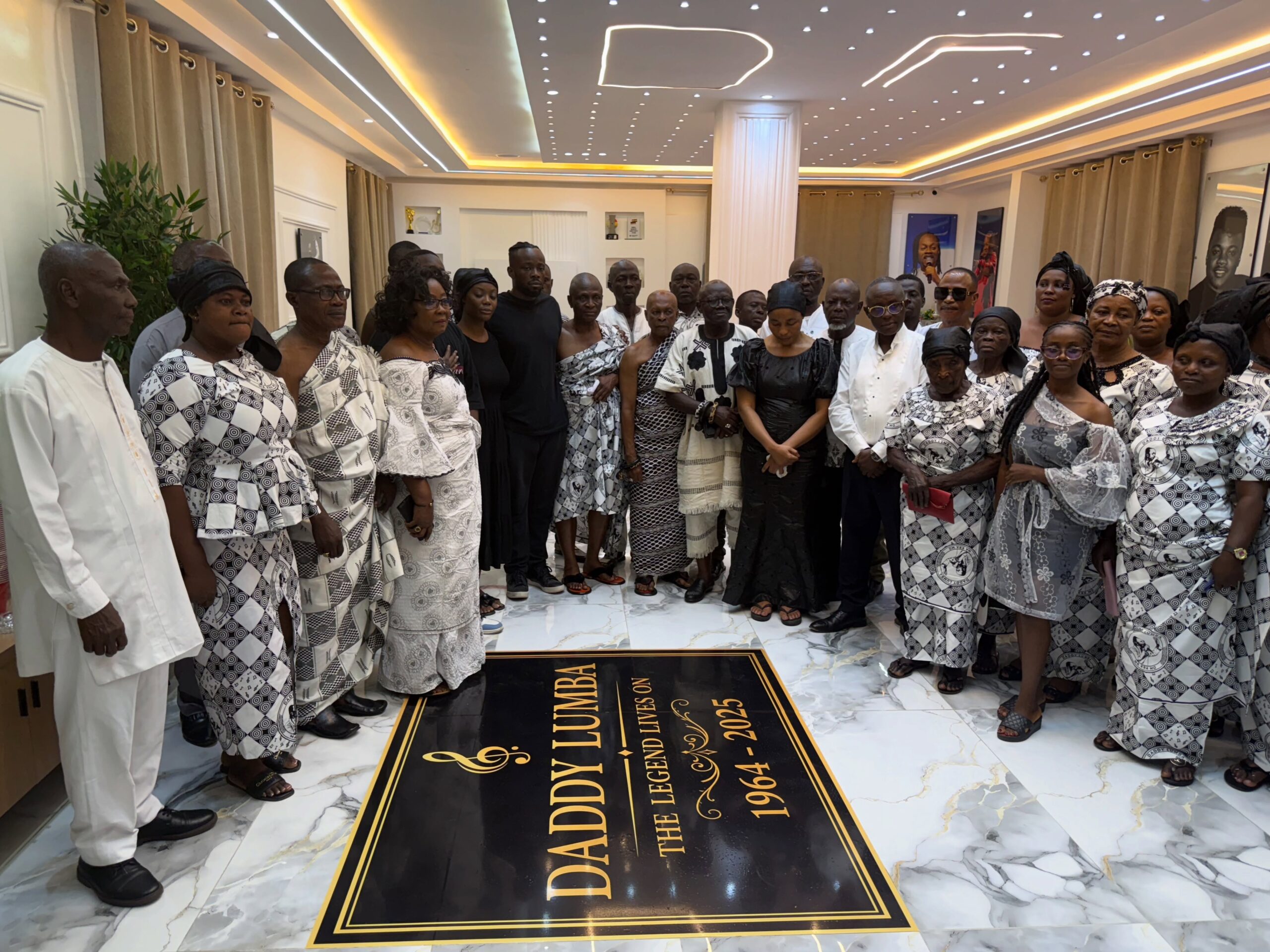 Traditional Ghanaian ceremony honoring the memory of music legend Daddy Lumba