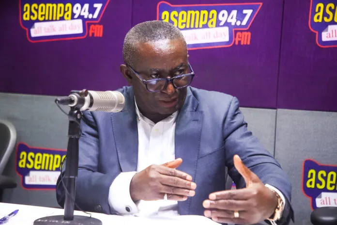 Lawyer Andy Appiah-Kubi during a TV3 interview
