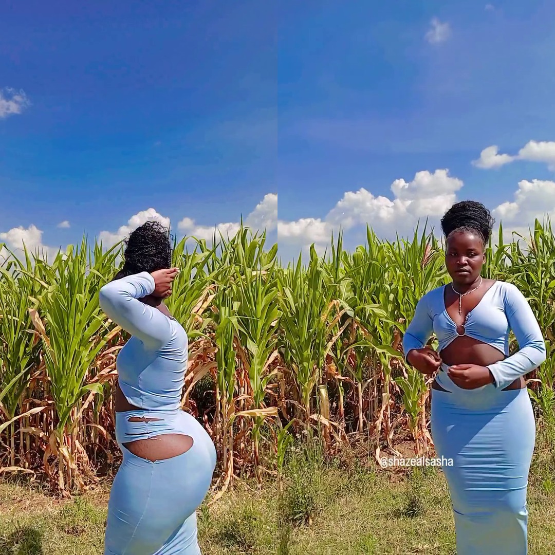 Cornfield Chic: This Bold Blue Look is Everything!